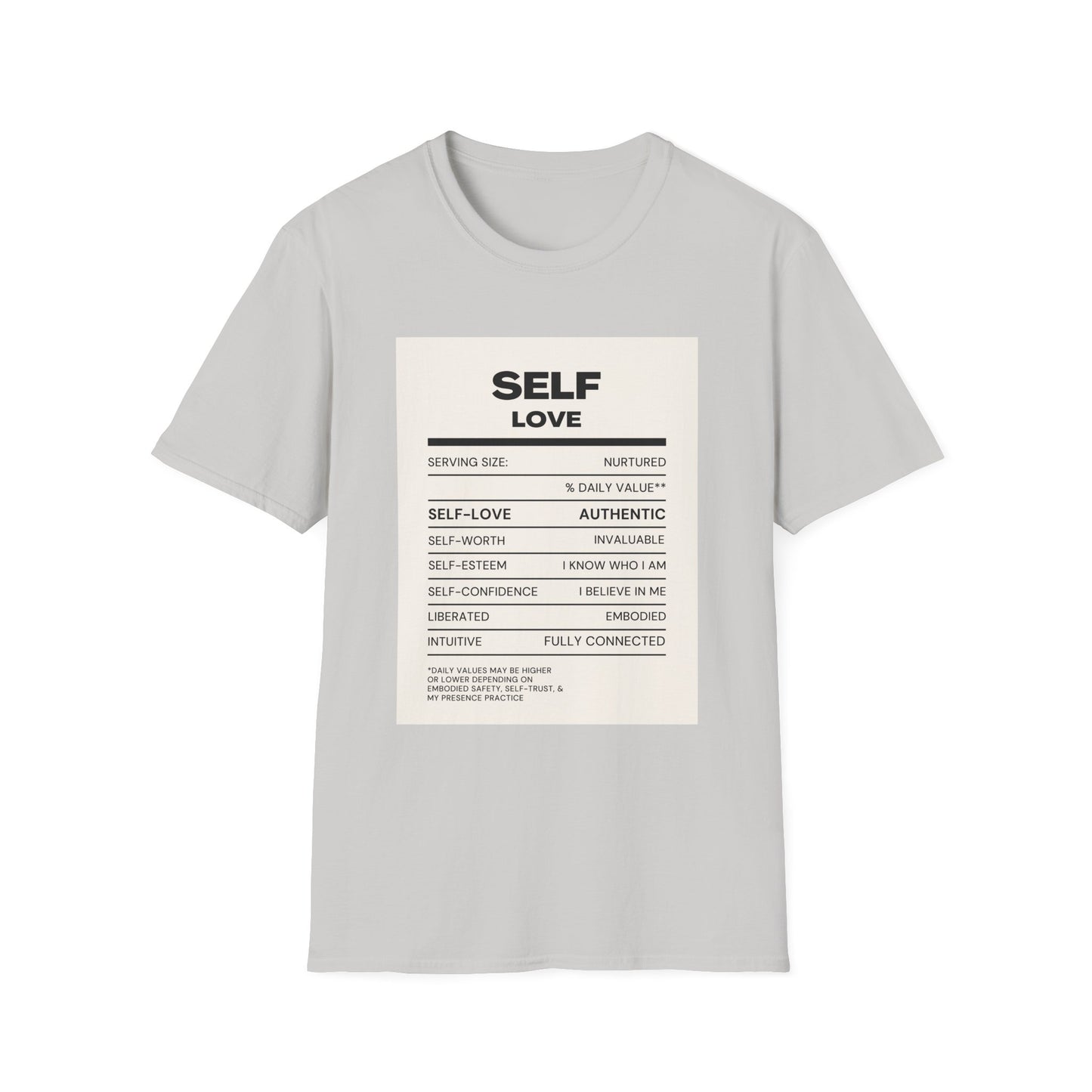 Self Love Ingredients Unisex Softstyle T-Shirt