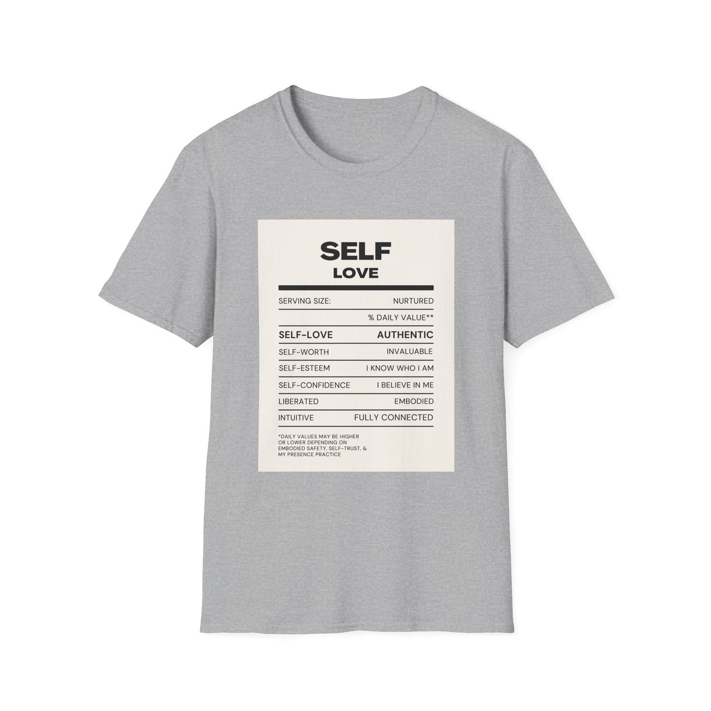 Self Love Ingredients Unisex Softstyle T-Shirt