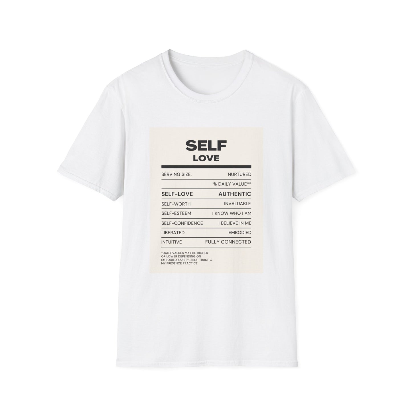 Self Love Ingredients Unisex Softstyle T-Shirt