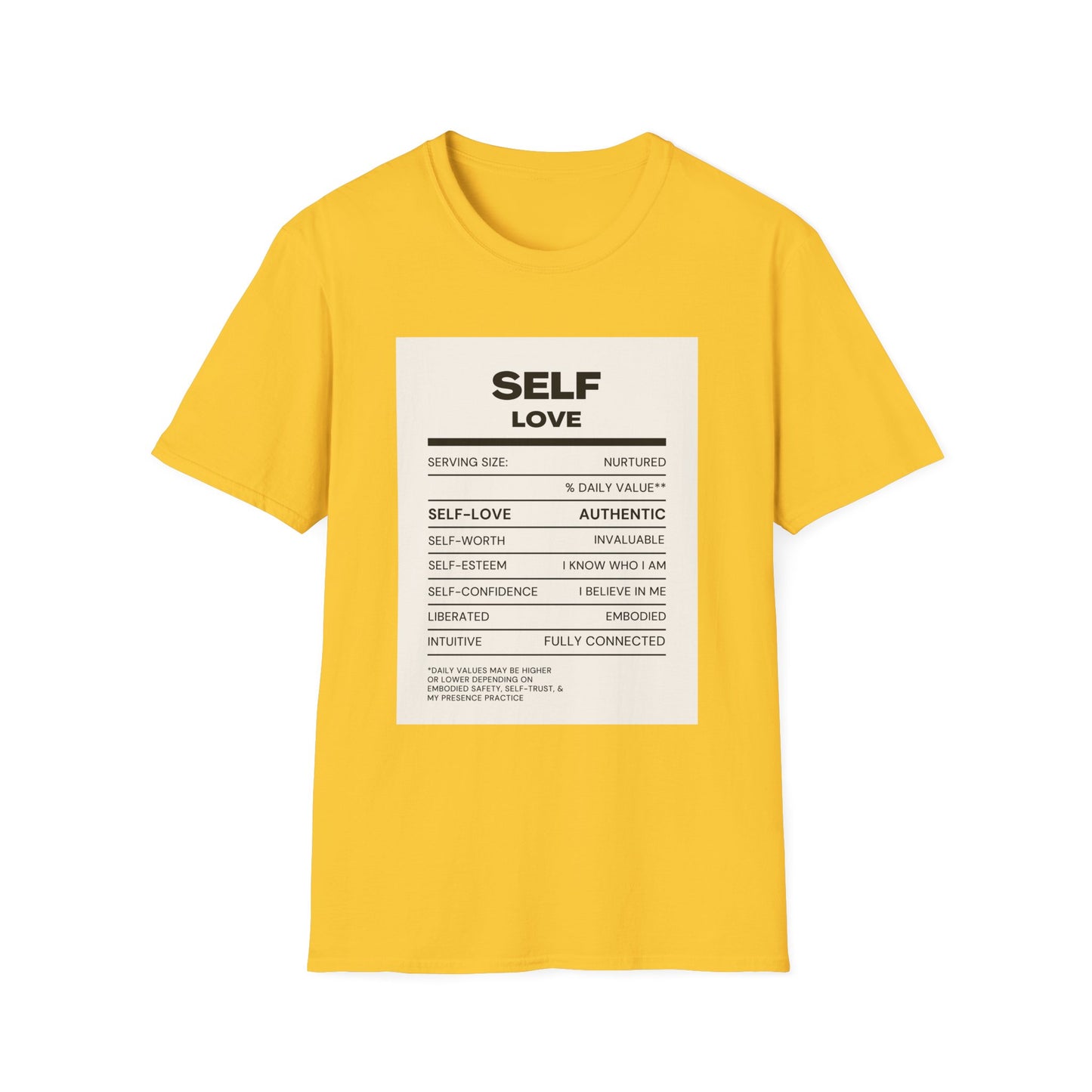 Self Love Ingredients Unisex Softstyle T-Shirt