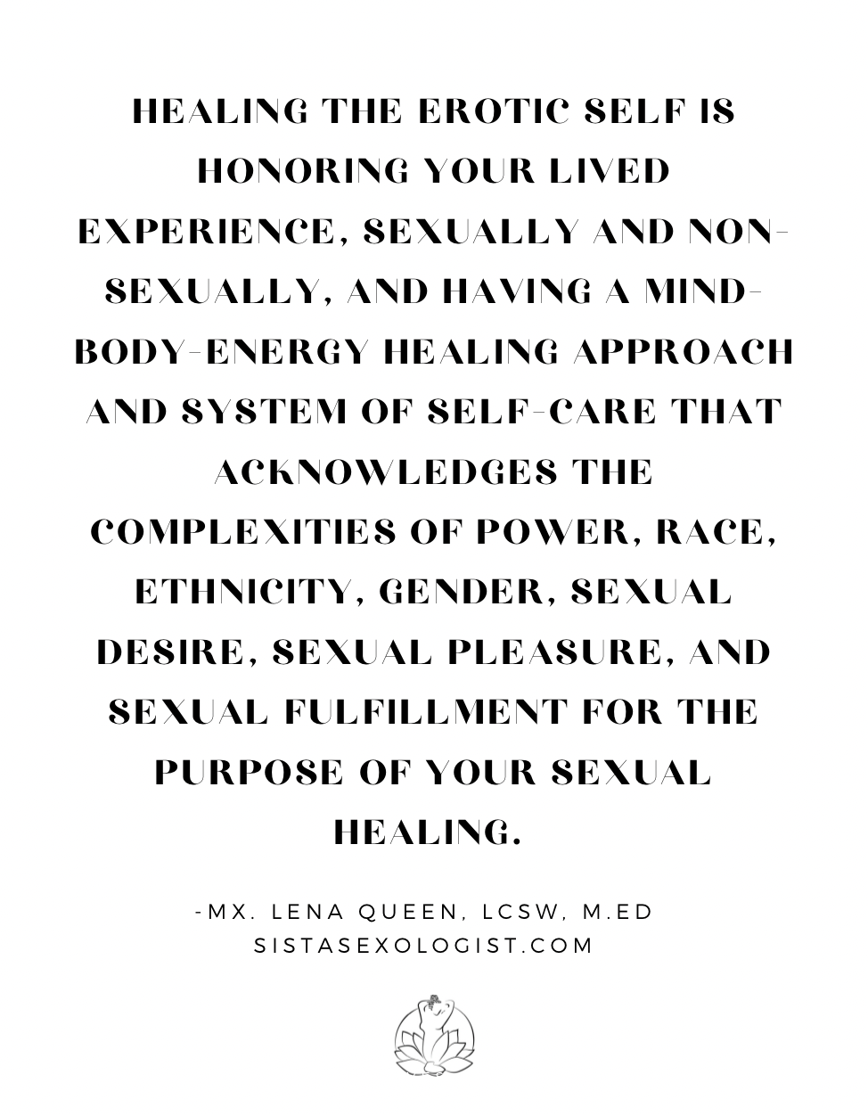 Healing The Erotic Self Workbook  (Digital)