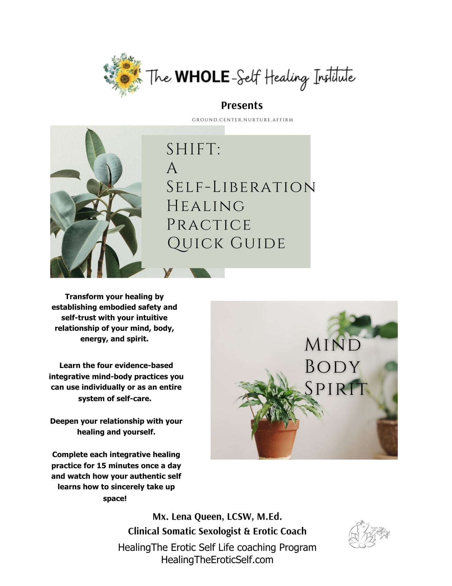 SHIFT, A Self-Liberation Healing Practice Quick Guide (Digital)