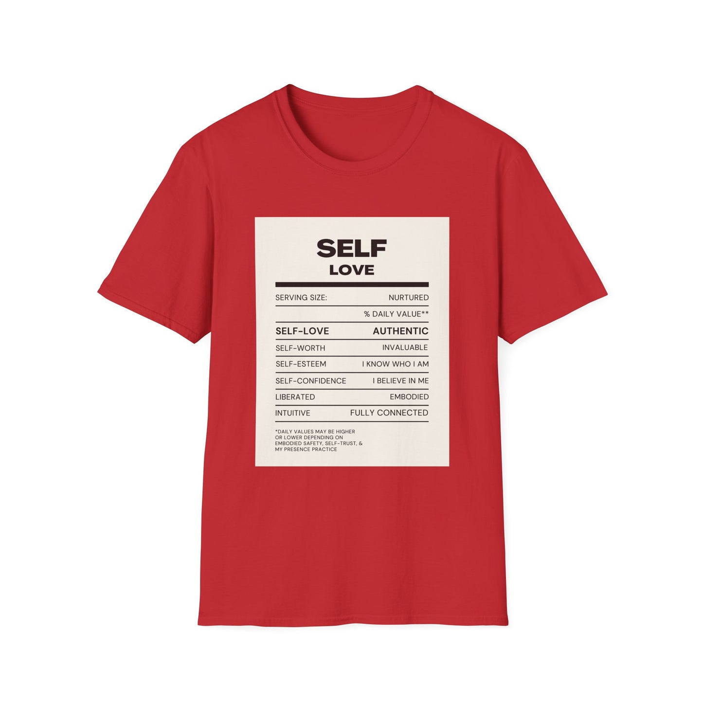 Self Love Ingredients Unisex Softstyle T-Shirt